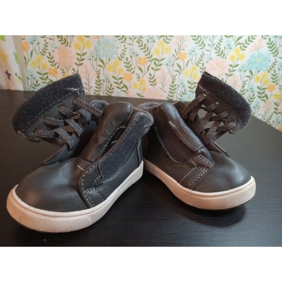 🌍5/$10🌏 Wonder Nation Size 4 High Top Sneakers - Picture 10 of 11